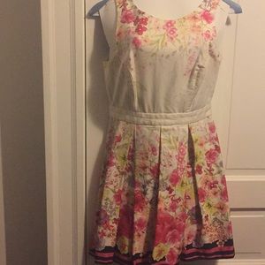 Ombré floral dress